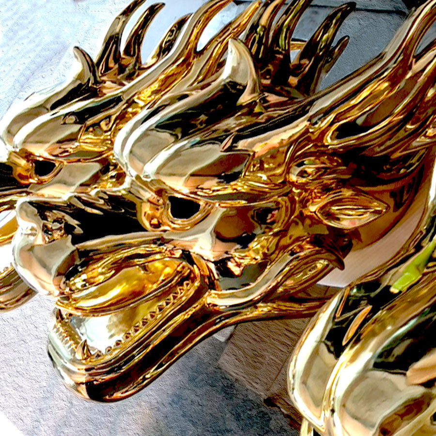 Dragon Head Statue 1.5 Meter